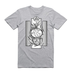 Art Society x Retro Kings ART NATIONS TEE SHIRT GREY