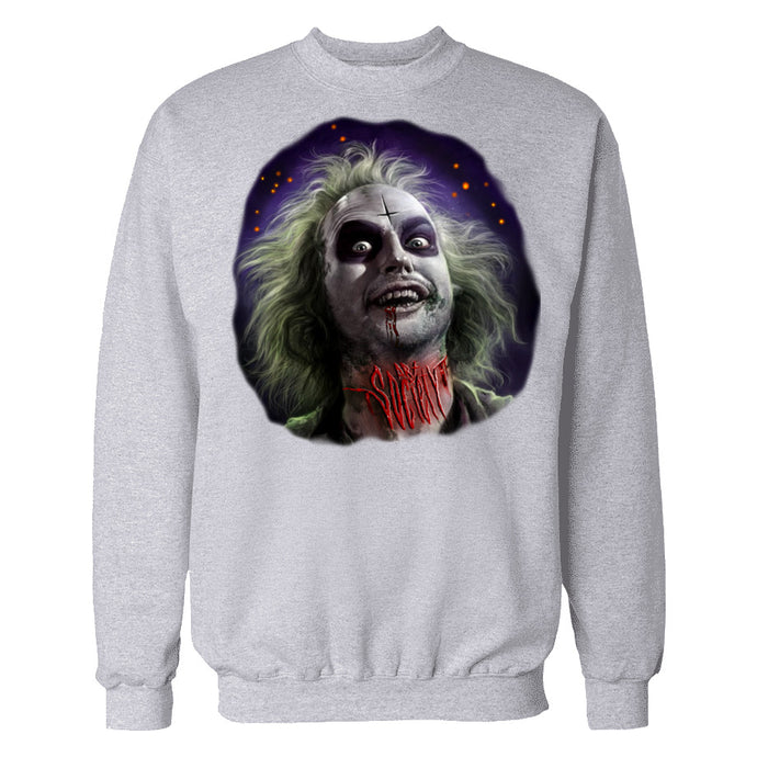 Art Society x Retro Kings BEETLEJUICE CREW SWEATER GREY