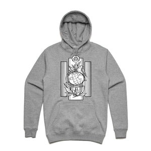 Art Society x Retro Kings ART NATIONS HOODIE GREY