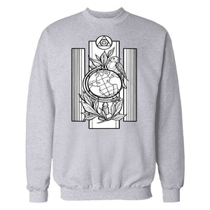 Art Society x Retro Kings ART NATIONS CREW SWEATER GREY