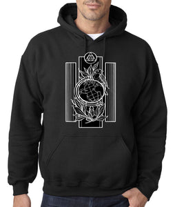 Art Society x Retro Kings ART NATIONS HOODIE BLACK