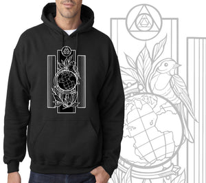 Art Society x Retro Kings ART NATIONS HOODIE BLACK