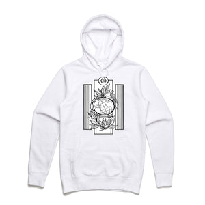 Art Society x Retro Kings ART NATIONS HOODIE WHITE