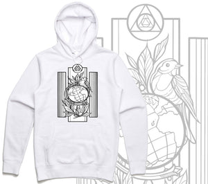 Art Society x Retro Kings ART NATIONS HOODIE WHITE