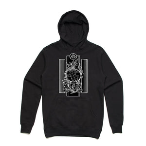 Art Society x Retro Kings ART NATIONS HOODIE BLACK