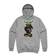 Load image into Gallery viewer, Art Society x Retro Kings BABY YODA MANDO 2 HOODIE GREY