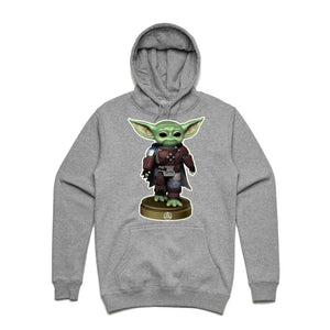 Art Society x Retro Kings BABY YODA MANDO 2 HOODIE GREY