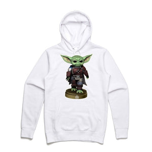 Art Society x Retro Kings BABY YODA MANDO 2 HOODIE WHITE