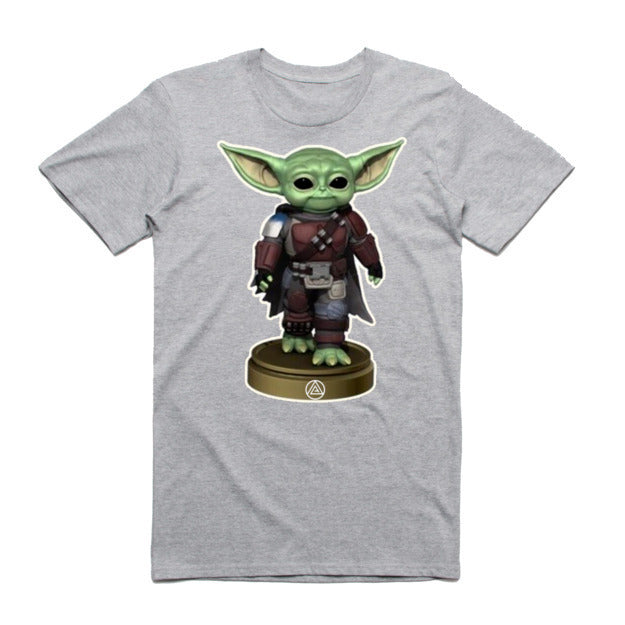 Art Society x Retro Kings BABY YODA MANDO 2 TEE SHIRT GREY