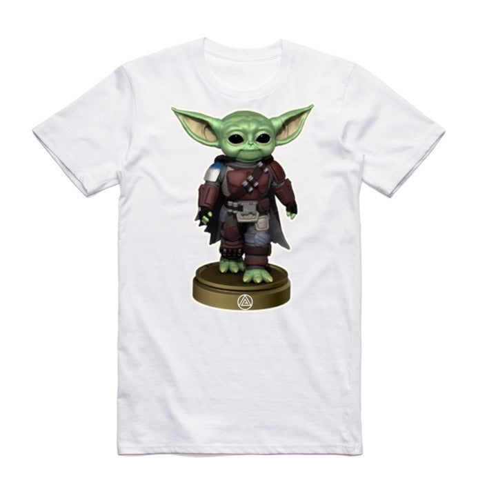 Art Society x Retro Kings BABY YODA MANDO 2 TEE SHIRT WHITE