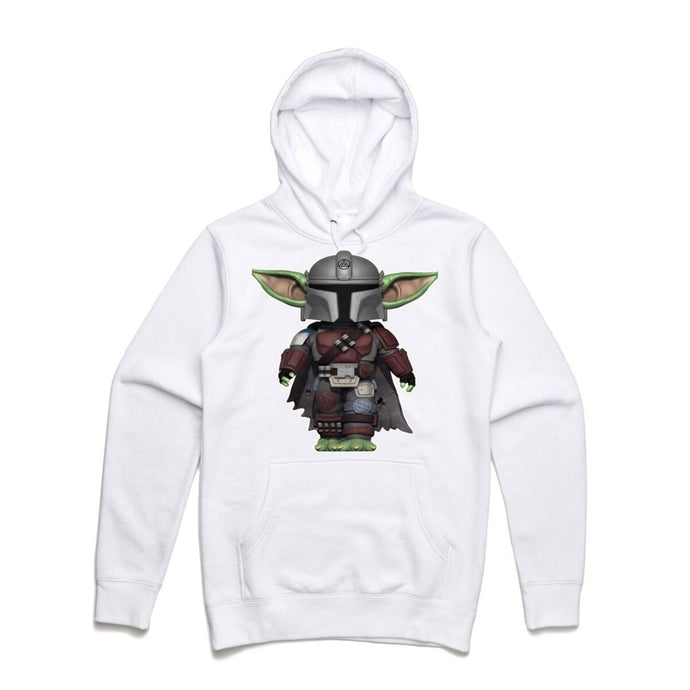 Art Society x Retro Kings BABY YODA MANDO HOODIE WHITE