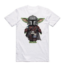 Load image into Gallery viewer, Art Society x Retro Kings BABY YODA MANDO TEE SHIRT WHITE