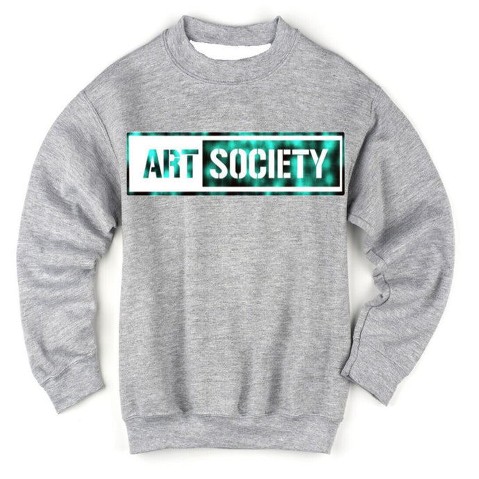 Art Society x Retro Kings ENERGY BAR CREW SWEATER GREY