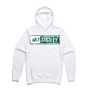 Art Society x Retro Kings ENERGY BAR HOODIE WHITE