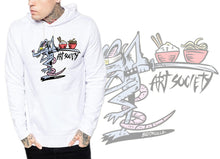 Load image into Gallery viewer, Art Society KUNG FU RAT HOODIE WHITE