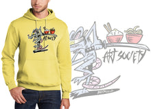 Load image into Gallery viewer, Art Society KUNG FU RAT HOODIE YELLOW