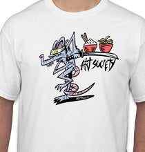 Load image into Gallery viewer, Art Society KUNG FU RAT TEE SHIRT WHITE