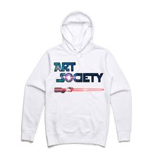 Load image into Gallery viewer, Art Society x Retro Kings LIGHTSABER HOODIE WHITE