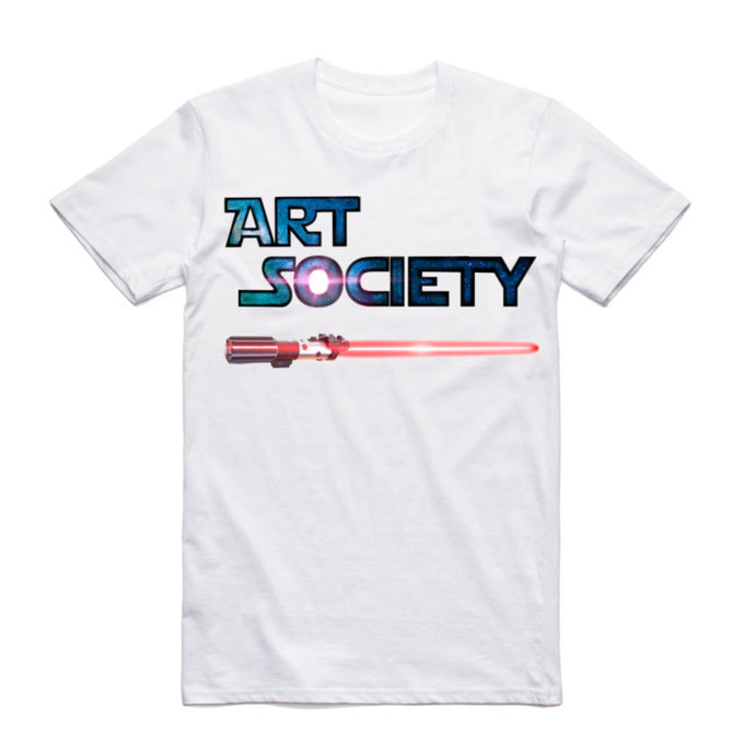 Art Society x Retro Kings LIGHTSABER TEE SHIRT WHITE