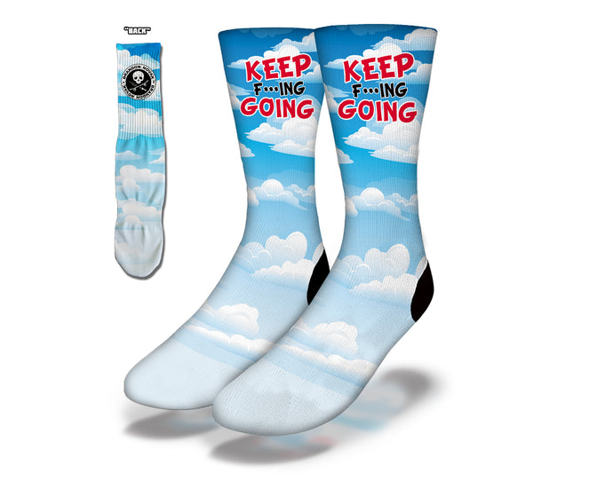 Art Society x Savvy Sox NOVAKS HOUSE KEEP GOING Socks