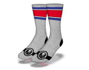 Art Society x Savvy Sox NOVAKS HOUSE SKATE RED/BLUE Socks