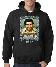 Load image into Gallery viewer, Art Society MUGSHOT ESCOBAR HOODIE BLACK