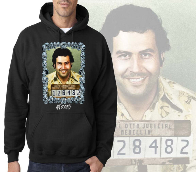 Art Society MUGSHOT ESCOBAR HOODIE BLACK