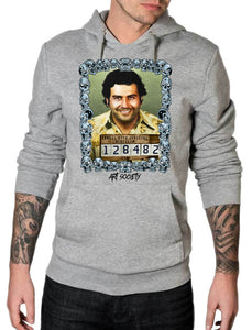 Art Society MUGSHOT ESCOBAR HOODIE GREY