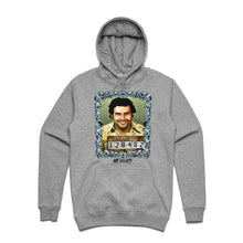 Load image into Gallery viewer, Art Society MUGSHOT ESCOBAR HOODIE GREY