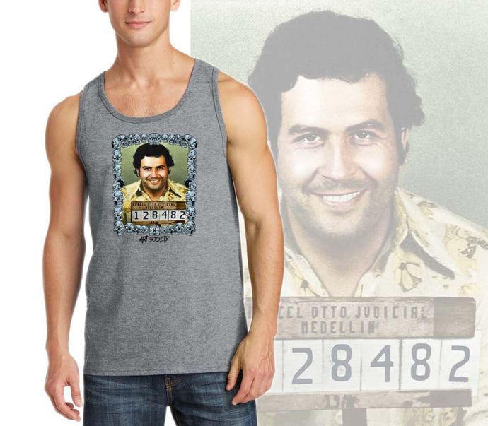 Art Society MUGSHOT ESCOBAR TANK TOP GREY