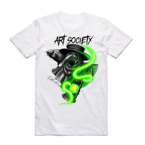 Art Society PLAGUE DOCTOR TEE SHIRT WHITE