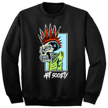 Load image into Gallery viewer, Art Society MISCREANT CREW SWEATER BLACK