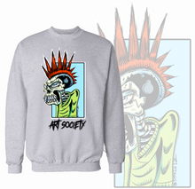 Load image into Gallery viewer, Art Society MISCREANT CREW SWEATER GREY