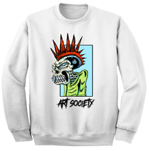 Load image into Gallery viewer, Art Society MISCREANT CREW SWEATER WHITE