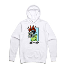 Load image into Gallery viewer, Art Society MISCREANT HOODIE WHITE