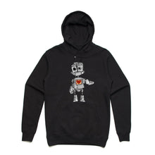 Load image into Gallery viewer, Art Society x Retro Kings THE ROBOT HOODIE BLACK