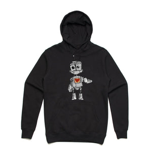 Art Society x Retro Kings THE ROBOT HOODIE BLACK