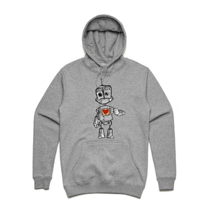 Art Society x Retro Kings THE ROBOT HOODIE GREY