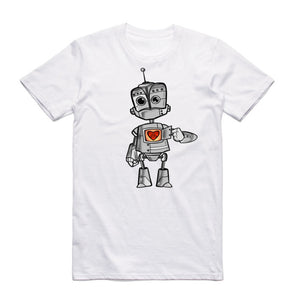 Art Society x Retro Kings THE ROBOT TEE SHIRT WHITE