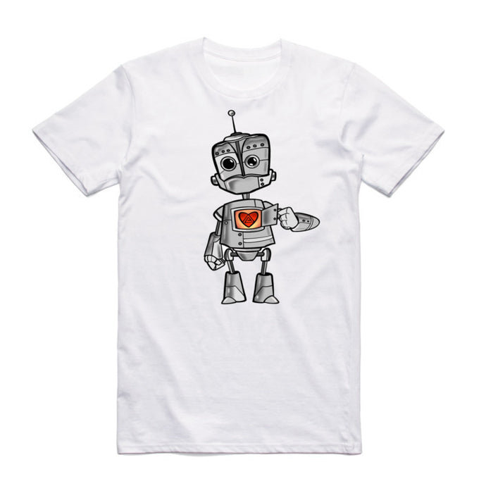 Art Society x Retro Kings THE ROBOT TEE SHIRT WHITE