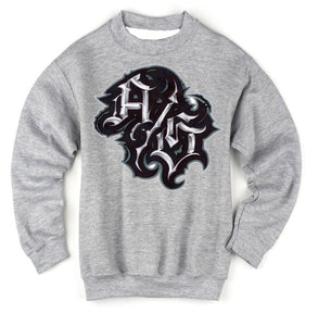 Art Society SIERRA SCRIPT CREW SWEATER GREY