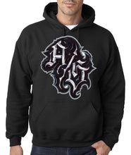 Load image into Gallery viewer, Art Society SIERRA SCRIPT HOODIE BLACK