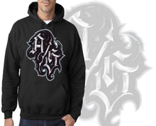 Load image into Gallery viewer, Art Society SIERRA SCRIPT HOODIE BLACK