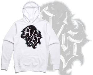 Art Society SIERRA SCRIPT HOODIE WHITE