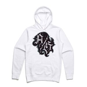 Art Society SIERRA SCRIPT HOODIE WHITE