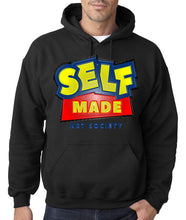 Load image into Gallery viewer, Art Society x Retro Kings SELF MADE 3D HOODIE BLACK