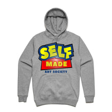 Load image into Gallery viewer, Art Society x Retro Kings SELF MADE 3D HOODIE GREY