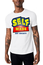 Load image into Gallery viewer, Art Society x Retro Kings SELF MADE 3D TEE SHIRT WHITE