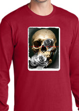 Load image into Gallery viewer, Art Society SIERRA SKULL ROSE LS TEE SHIRT RED