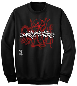 Art Society x Retro Kings x SLISKY CREW SWEATER BLACK